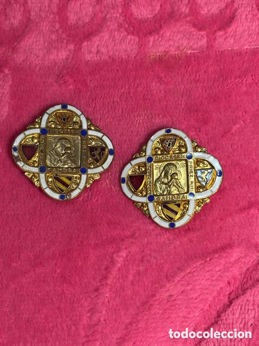 Joyeria: Dos broches religiosos - Foto 1
