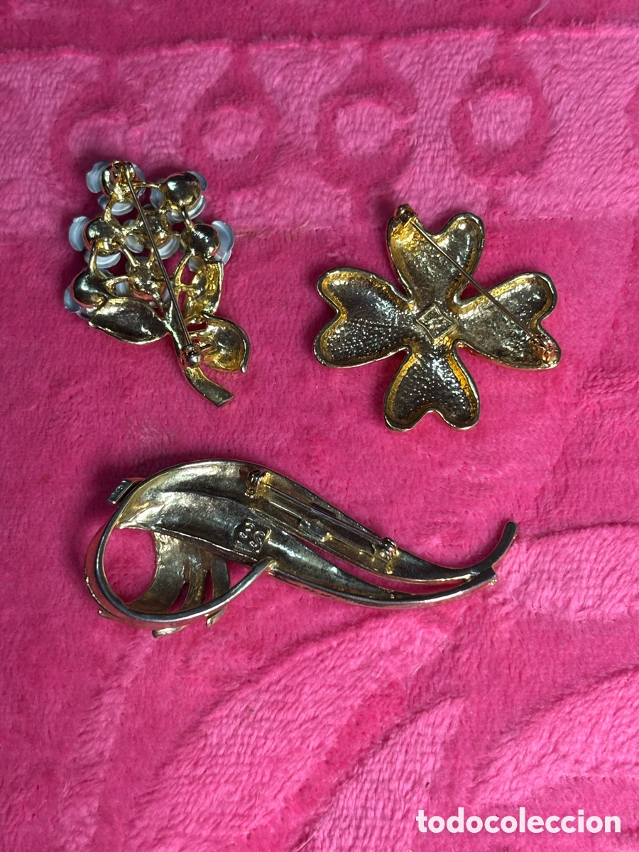 Joyeria: Lote de tres broches - Foto 2
