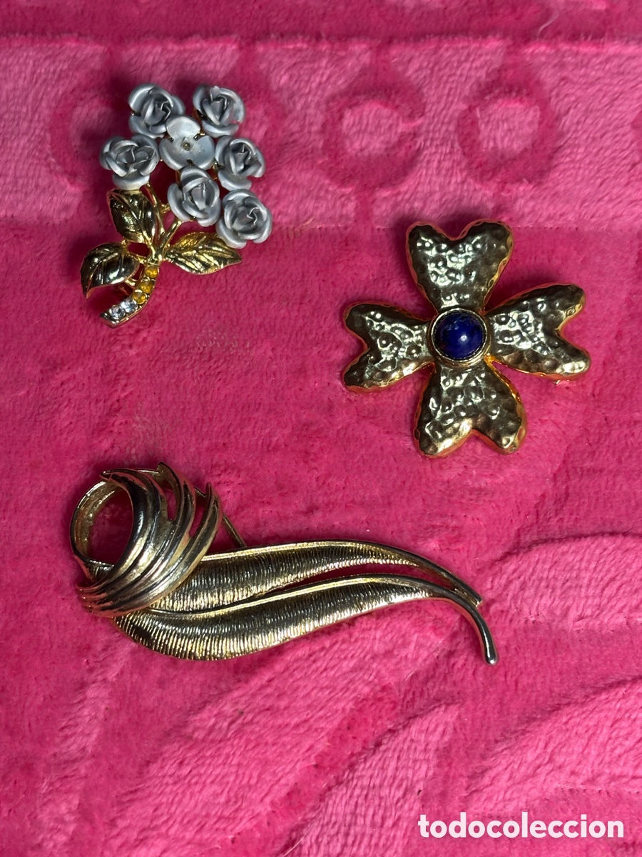Joyeria: Lote de tres broches - Foto 1