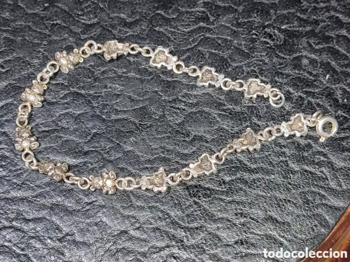 Joyeria: Pulsera de plata con ositos.Vintage. - Foto 4
