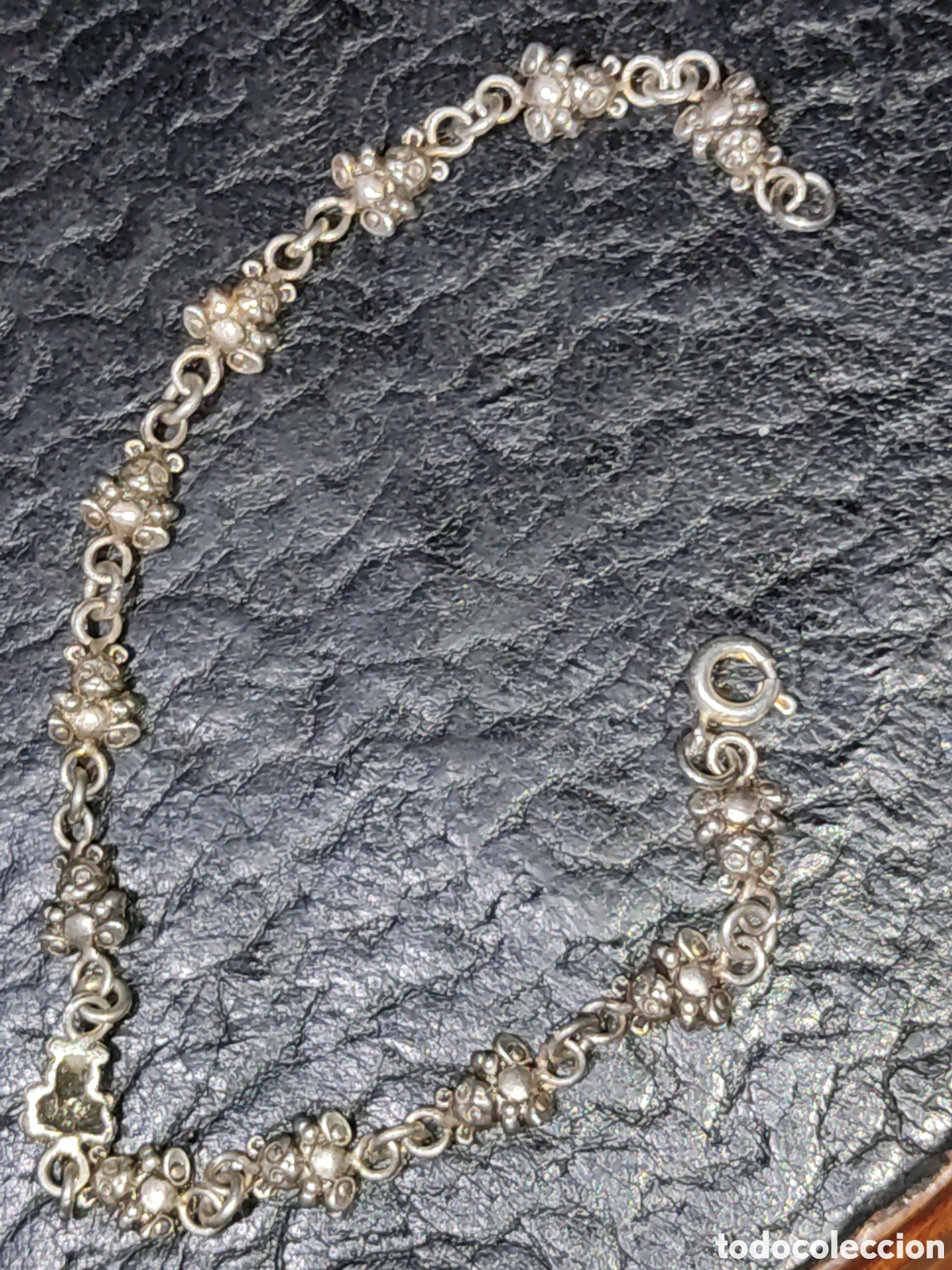 Joyeria: Pulsera de plata con ositos.Vintage. - Foto 5