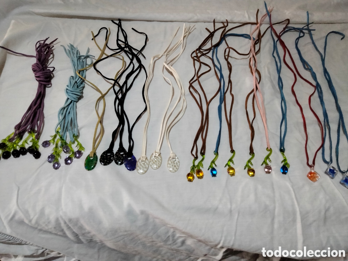 Joyeria: Colgantes murano y polipiel. - Foto 1