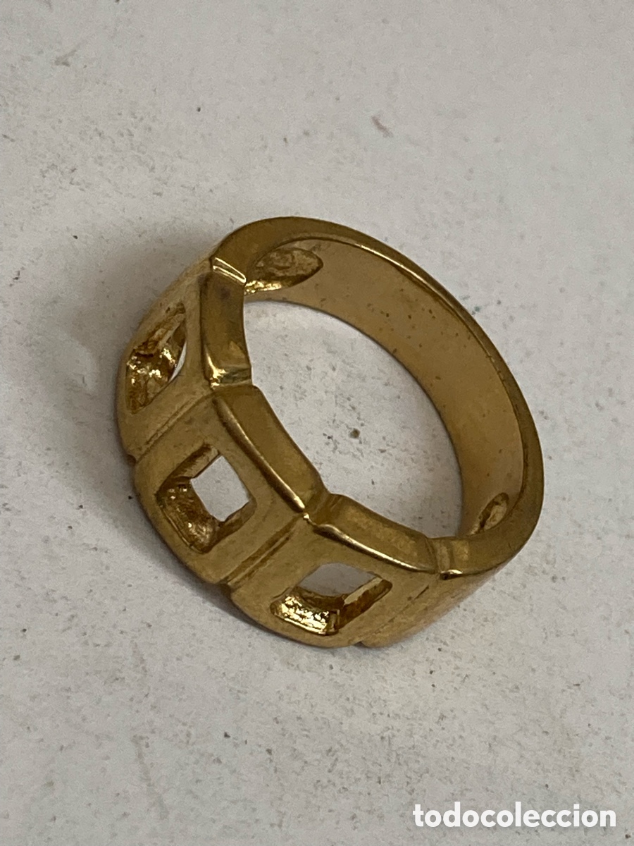 Joyeria: Anillo de bisuter&iacute;a dorado S382 - Foto 1
