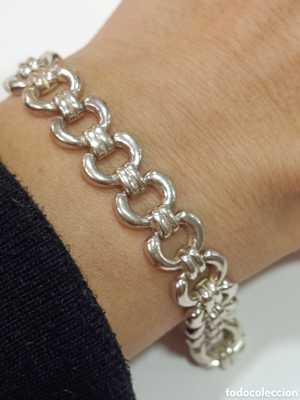 Joyeria: Pulsera eslabones. Plata 925 - Foto 3