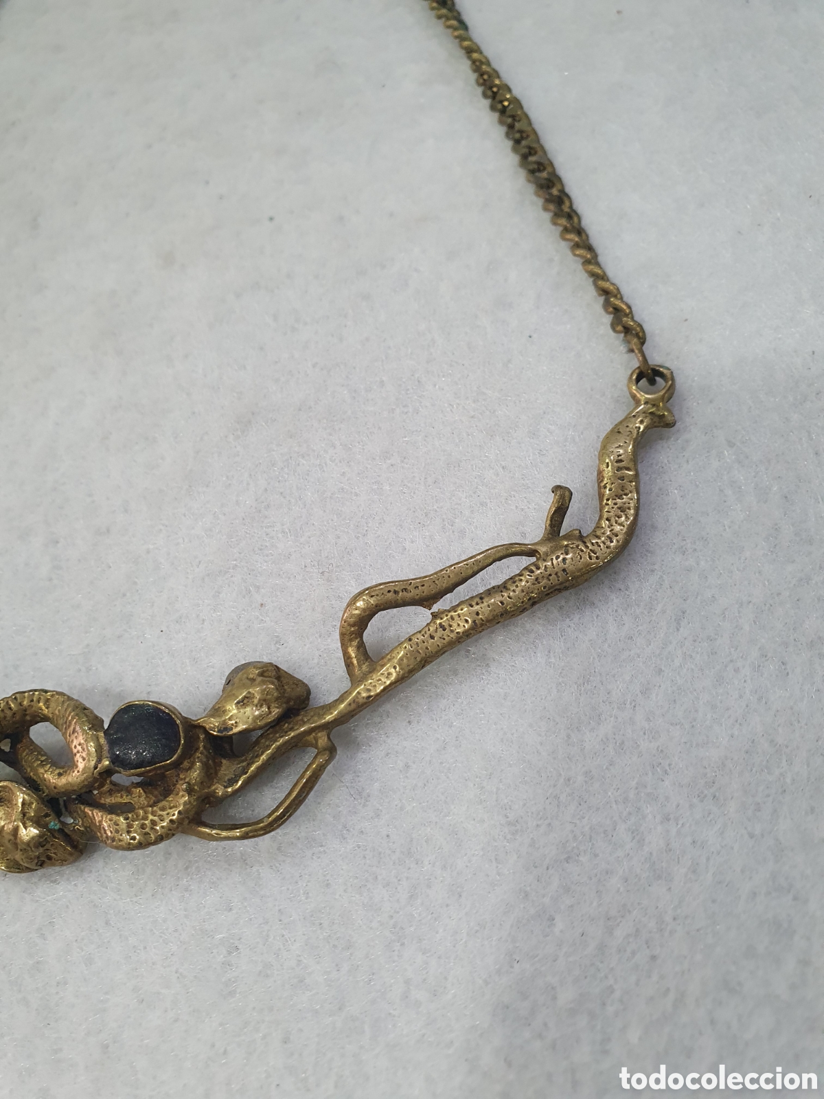 Joyeria: Gargantilla en bronce. De dise&ntilde;o. (L67) - Foto 3