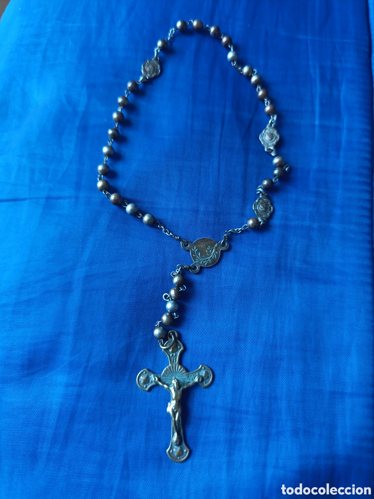 Joyeria: Rosario de mano principios de 1900, - Foto 1