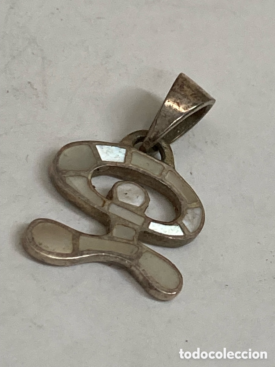 Joyeria: Colgante de plata y n&aacute;car C509 - Foto 1