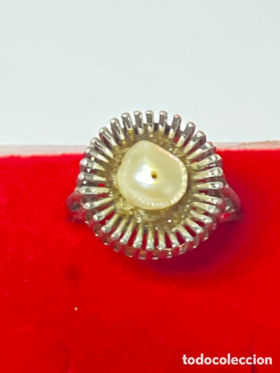 Joyeria: Sortija Art Deco de plata con perla / S356 - Foto 1