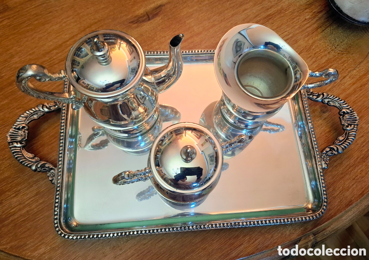 Joyeria: SERVICIO DE CAFE DE ALPACA PLATEADA - Foto 3