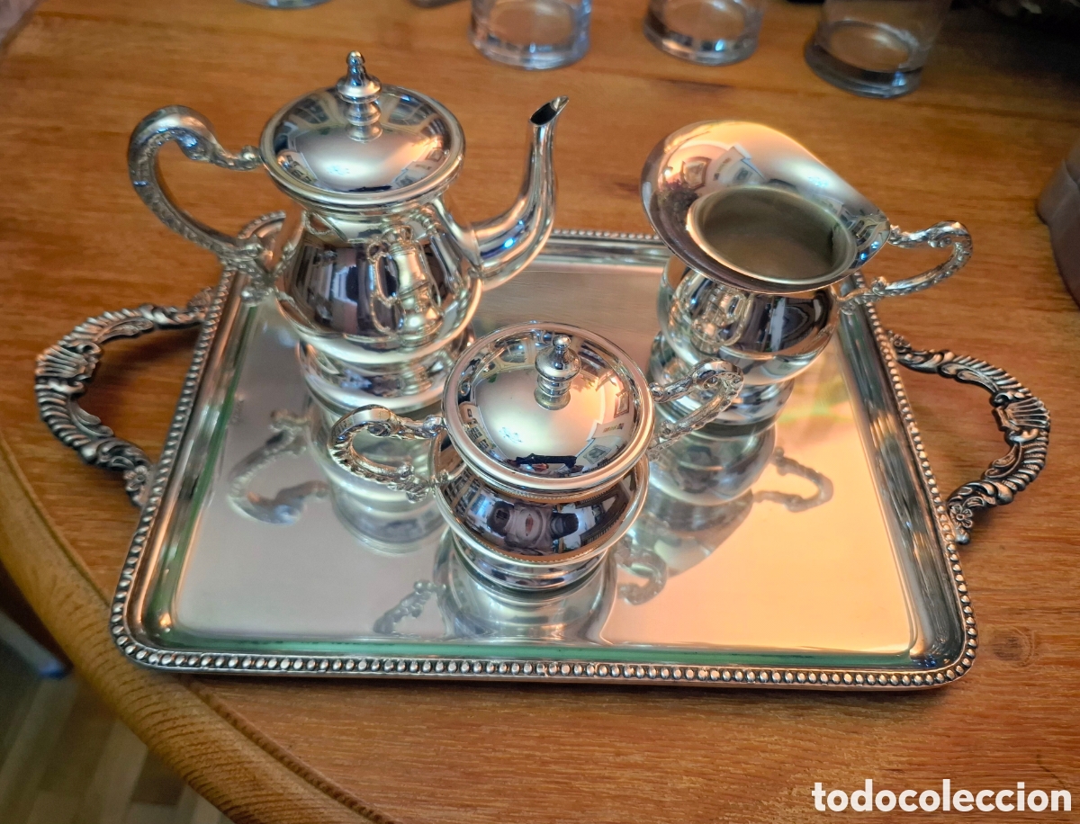 Joyeria: SERVICIO DE CAFE DE ALPACA PLATEADA - Foto 2