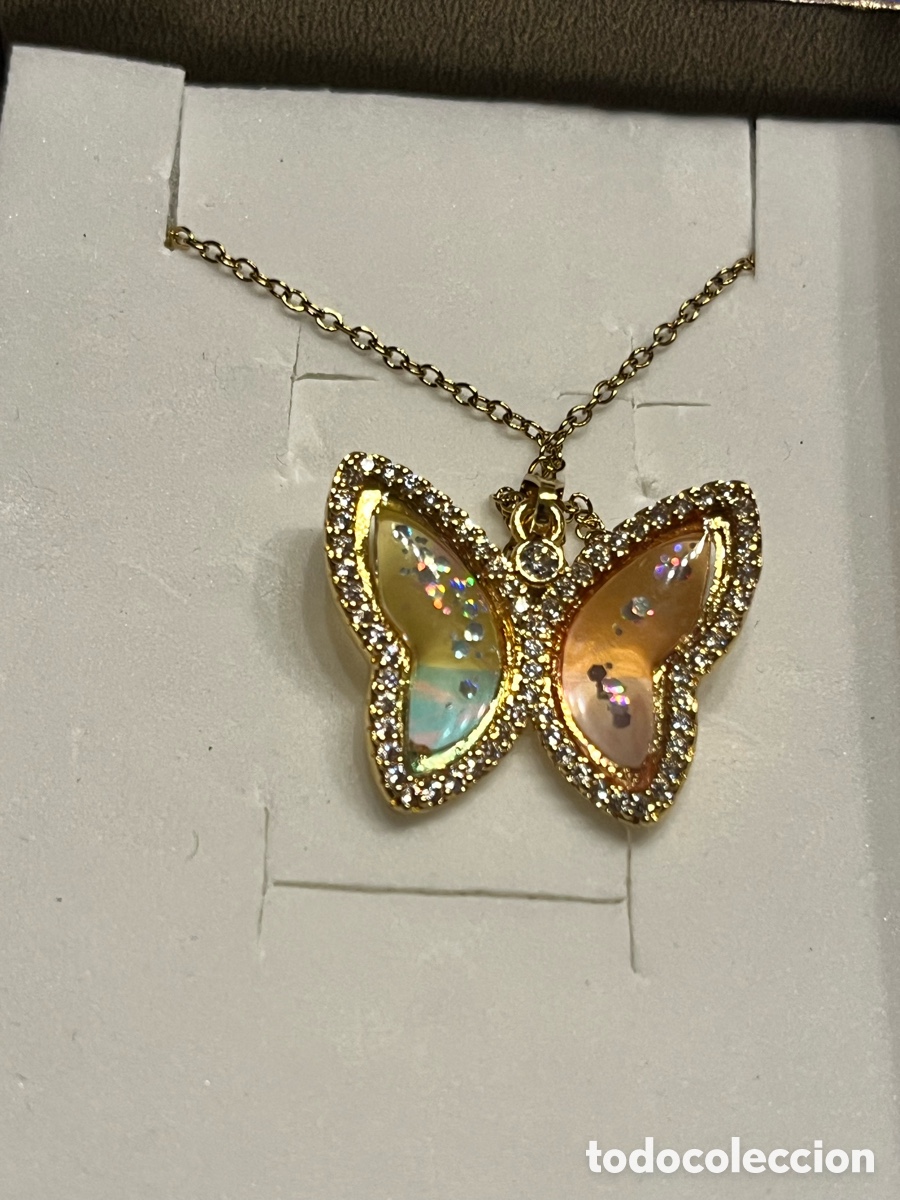 Joyeria: Colgante mariposa con cadena - Foto 2