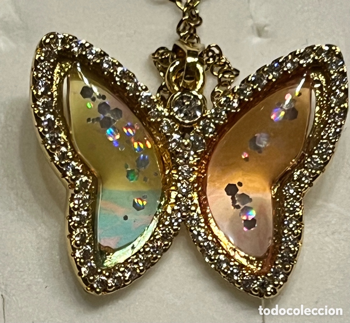 Joyeria: Colgante mariposa con cadena - Foto 3