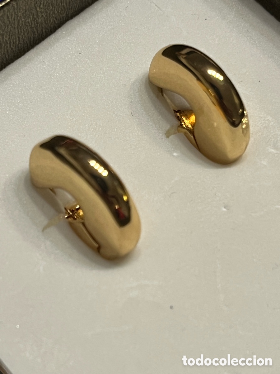 Joyeria: Aros grandes dorados - Foto 2