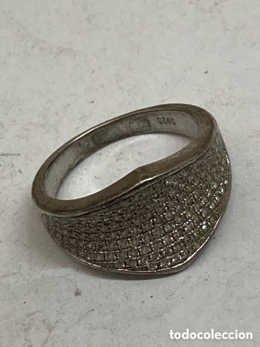 Joyeria: Anillo de plata engastado S384 - Foto 1