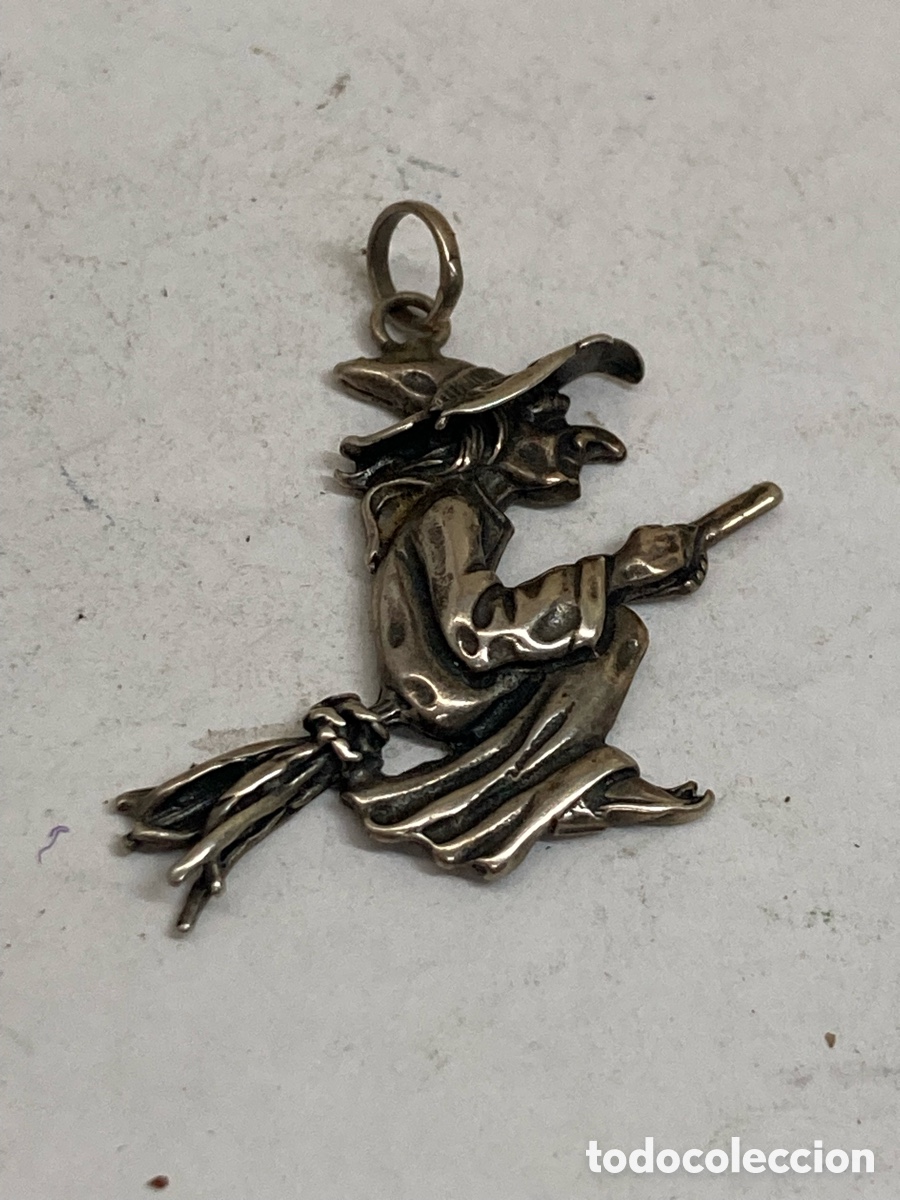 Joyeria: Colgante de plata bruja C511 - Foto 1