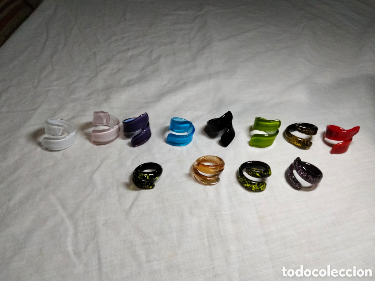 Joyeria: Anillos cristal de murano - Foto 1