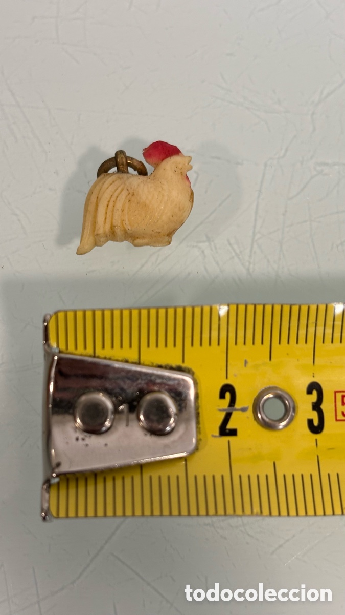 Joyeria: Antiguo colgante Gallo - Foto 3