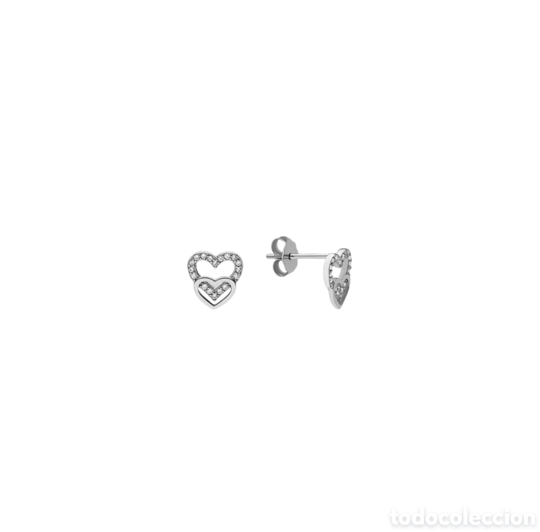 Joyeria: Pendientes Double Heart - Foto 1