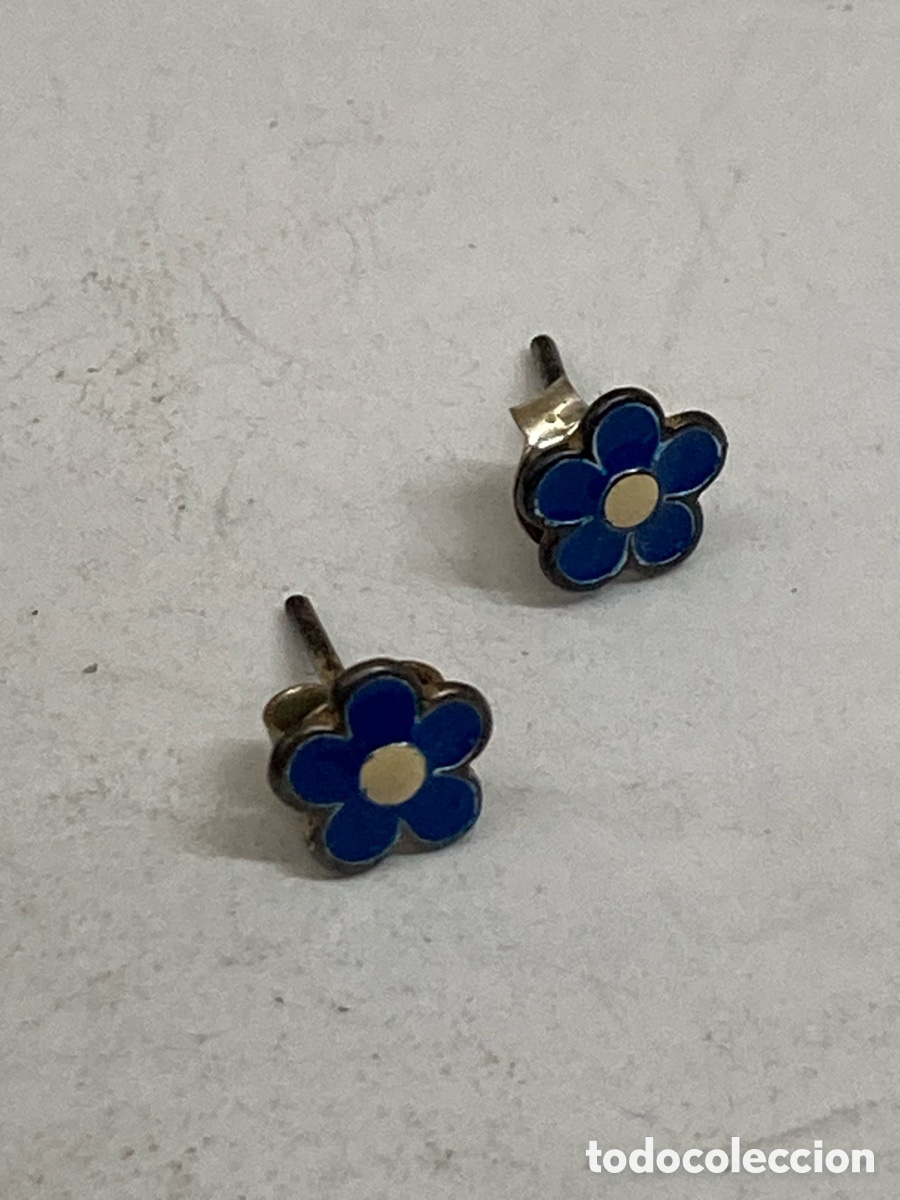Joyeria: Pendientes de plata esmaltado P396 - Foto 1