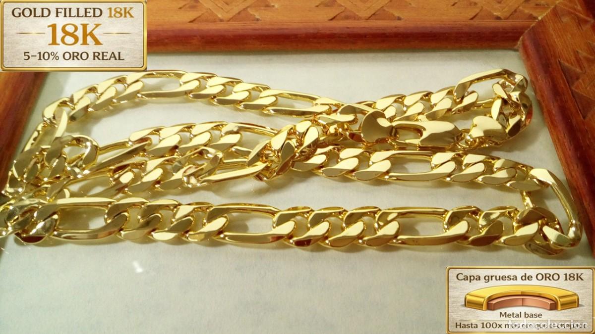Joyeria: CADENA FIGARO GF. 18K 9MM X 60 CM - Foto 1