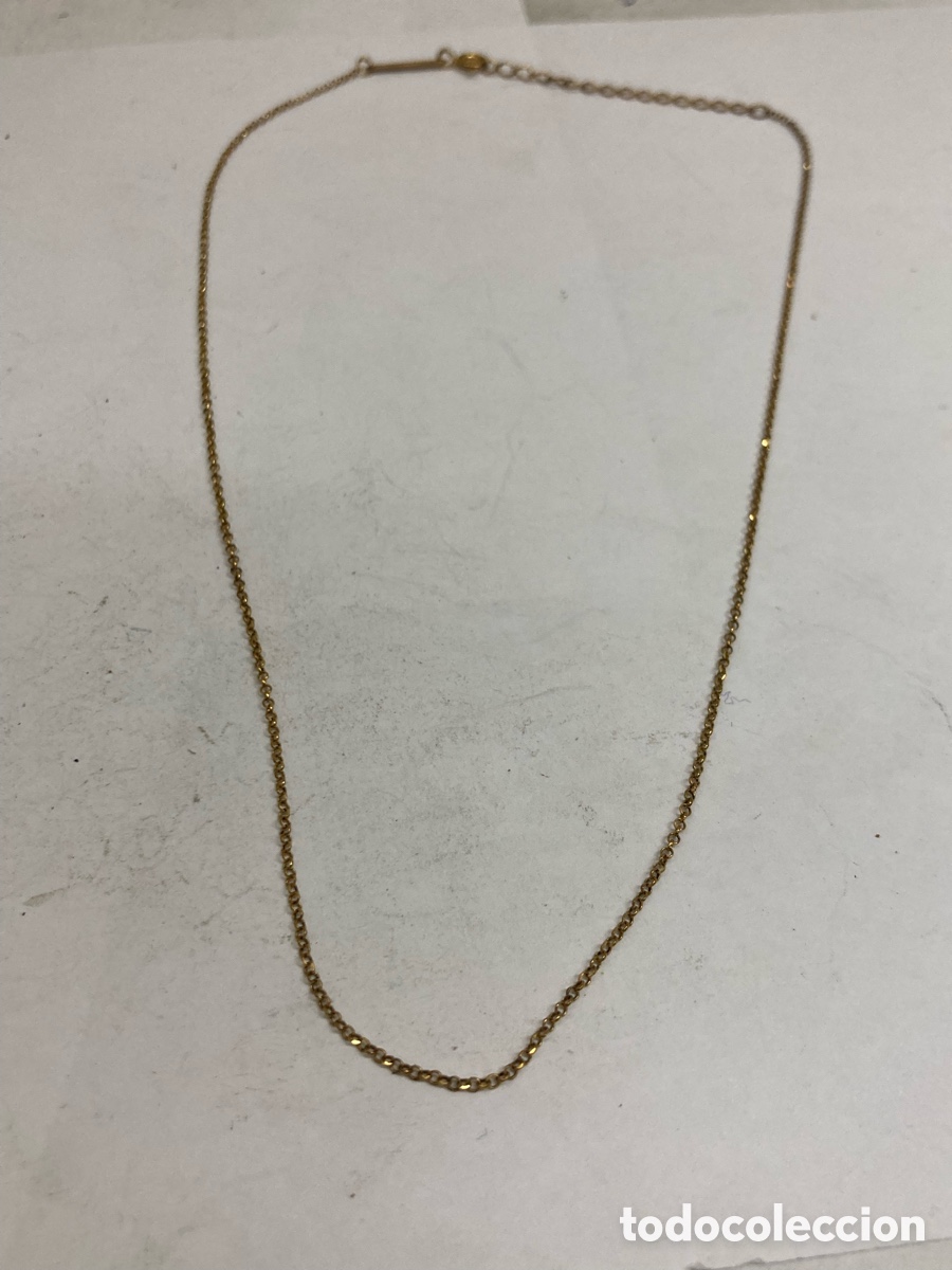 Joyeria: Cadena de plata chapada oro marca Singulari /CA401-1 - Foto 1