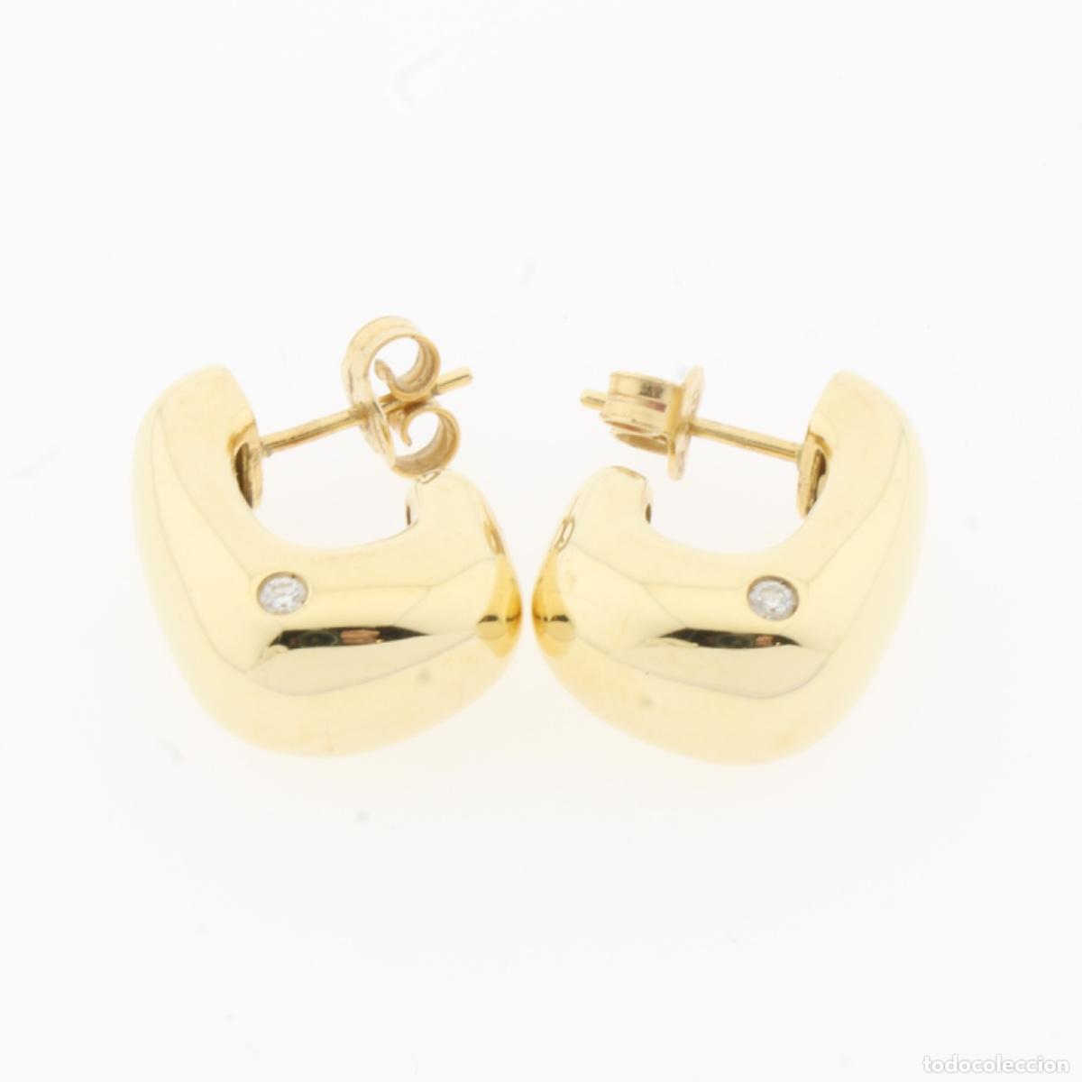 Joyeria: Pendientes Suarez oro con brillantes - Foto 1
