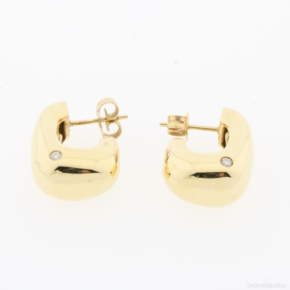 Joyeria: Pendientes Suarez oro con brillantes - Foto 3