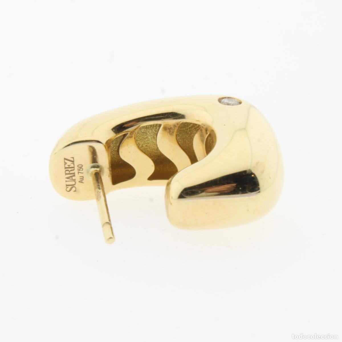 Joyeria: Pendientes Suarez oro con brillantes - Foto 7