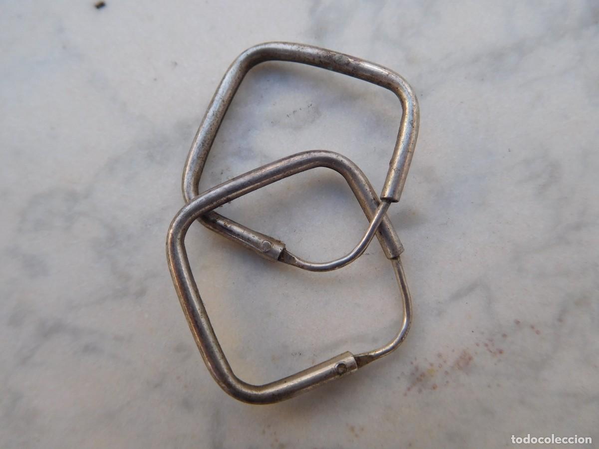 Joyeria: Pareja de pendientes de plata - Foto 2