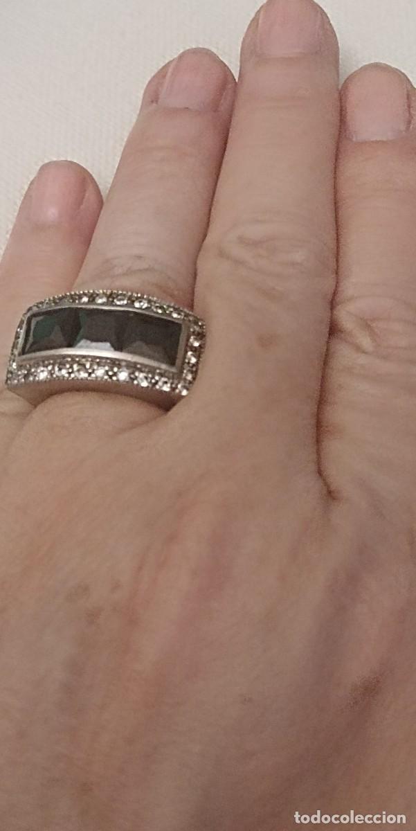 Joyeria: Vendo espectacular anillo de plata 925 y Onix. Nuevo - Foto 3