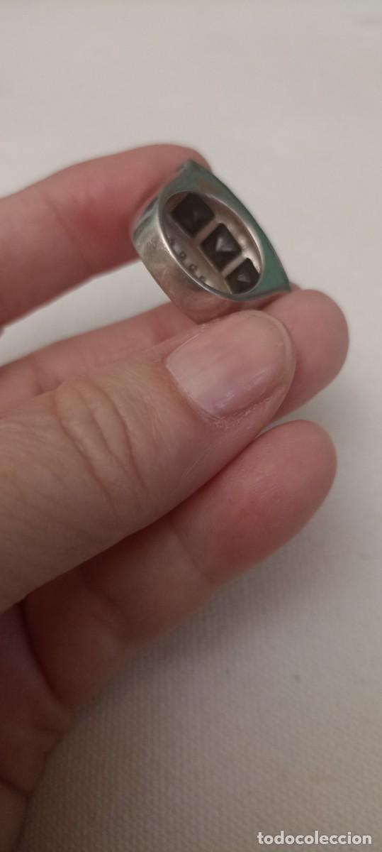 Joyeria: Vendo espectacular anillo de plata 925 y Onix. Nuevo - Foto 8