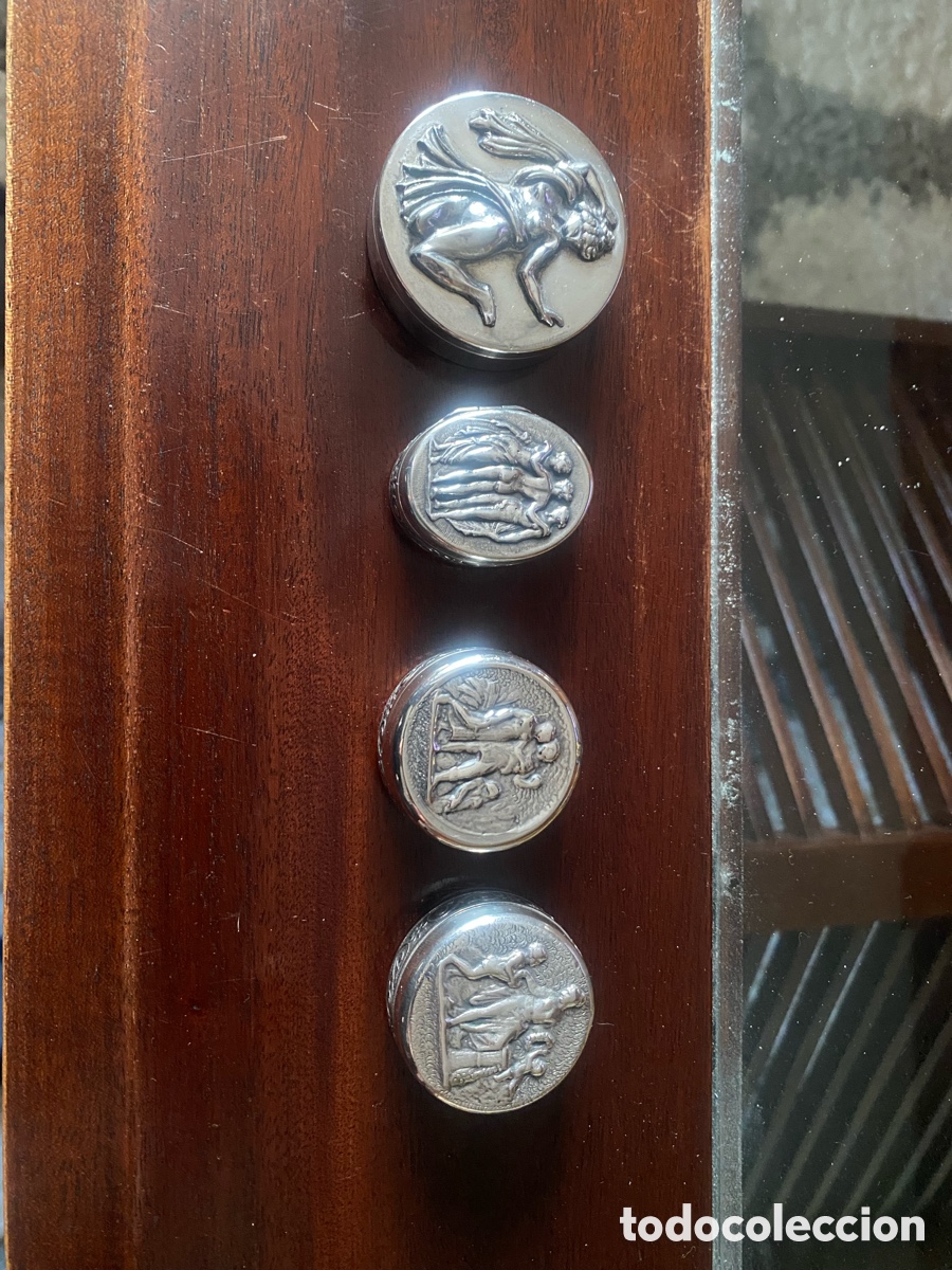 Joyeria: Cuatro. Cajitas de plata. - Foto 2