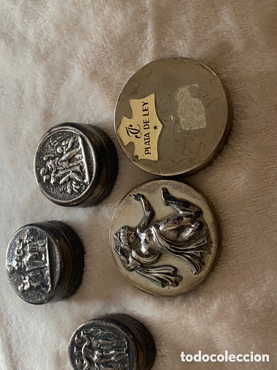 Joyeria: Cuatro. Cajitas de plata. - Foto 3