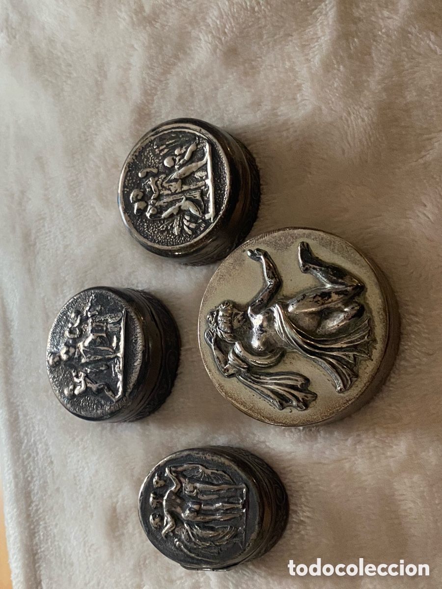 Joyeria: Cuatro. Cajitas de plata. - Foto 5