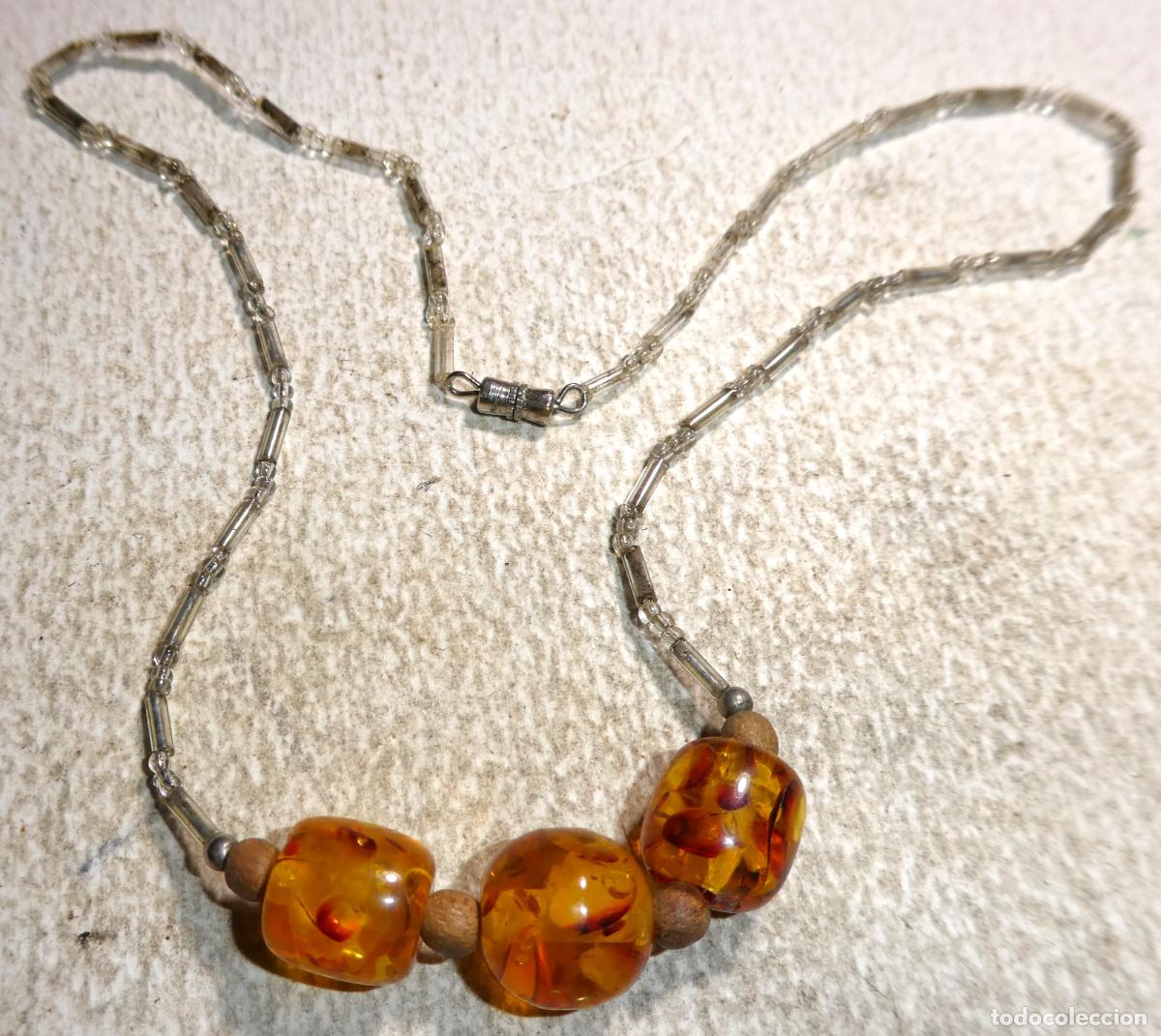 Joyeria: Collar imitaci&oacute;n &aacute;mbar - Foto 1