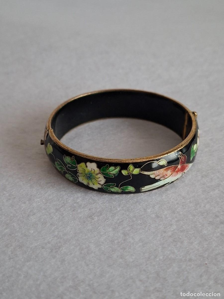 Joyeria: Antiguo brazalete de cloisonn&eacute; - Foto 1