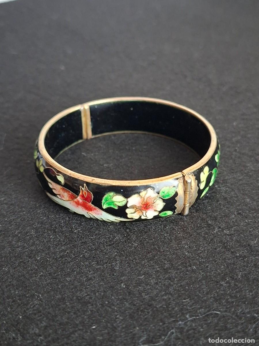 Joyeria: Antiguo brazalete de cloisonn&eacute; - Foto 2