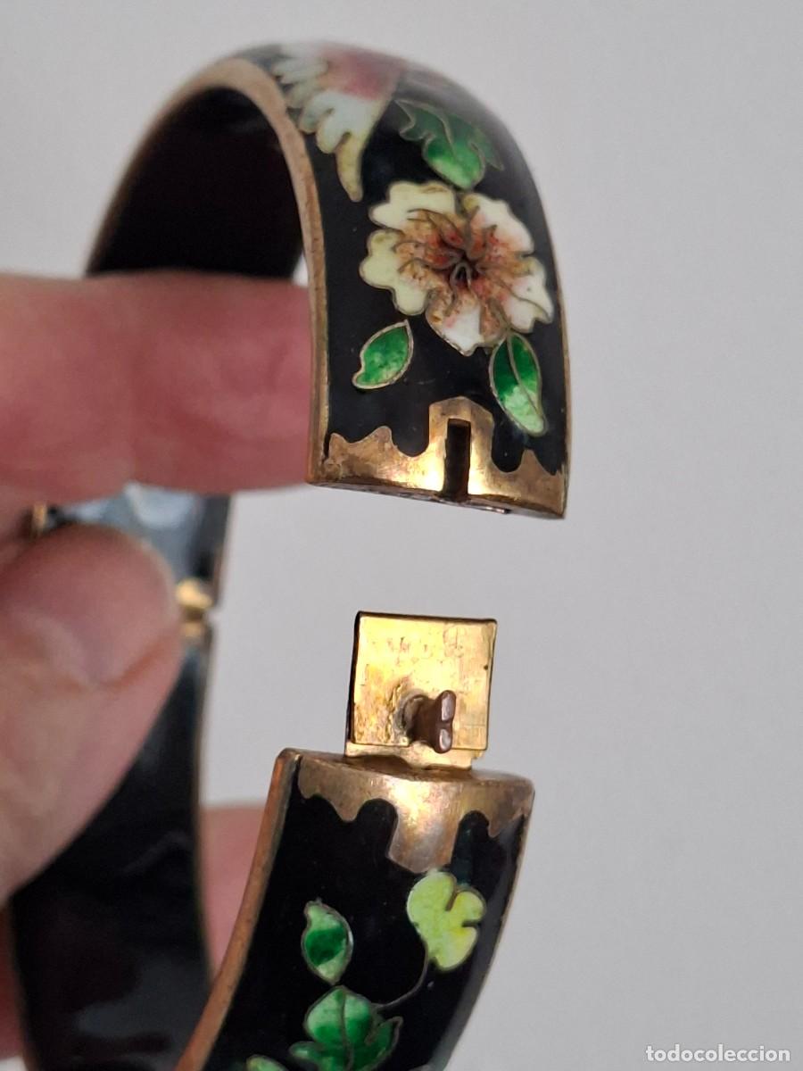 Joyeria: Antiguo brazalete de cloisonn&eacute; - Foto 3