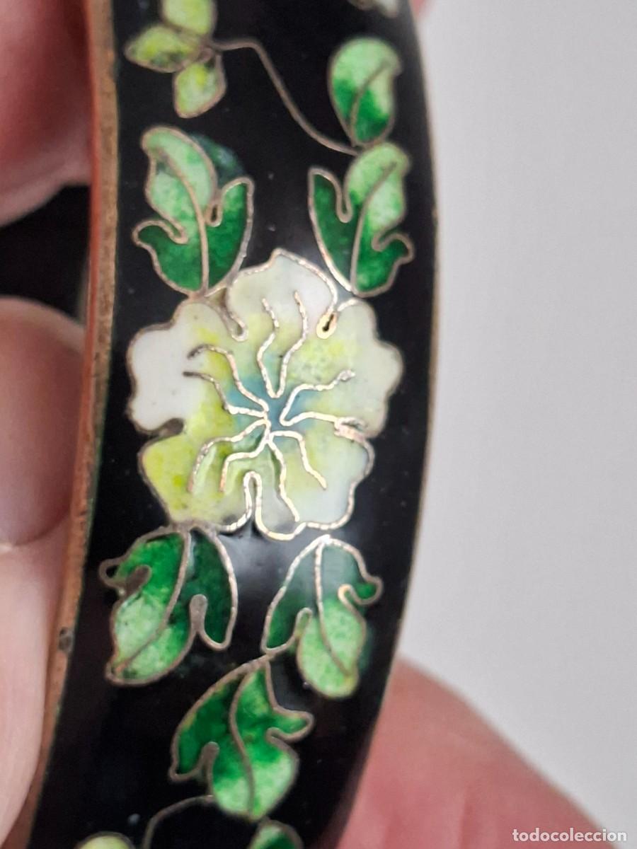 Joyeria: Antiguo brazalete de cloisonn&eacute; - Foto 5