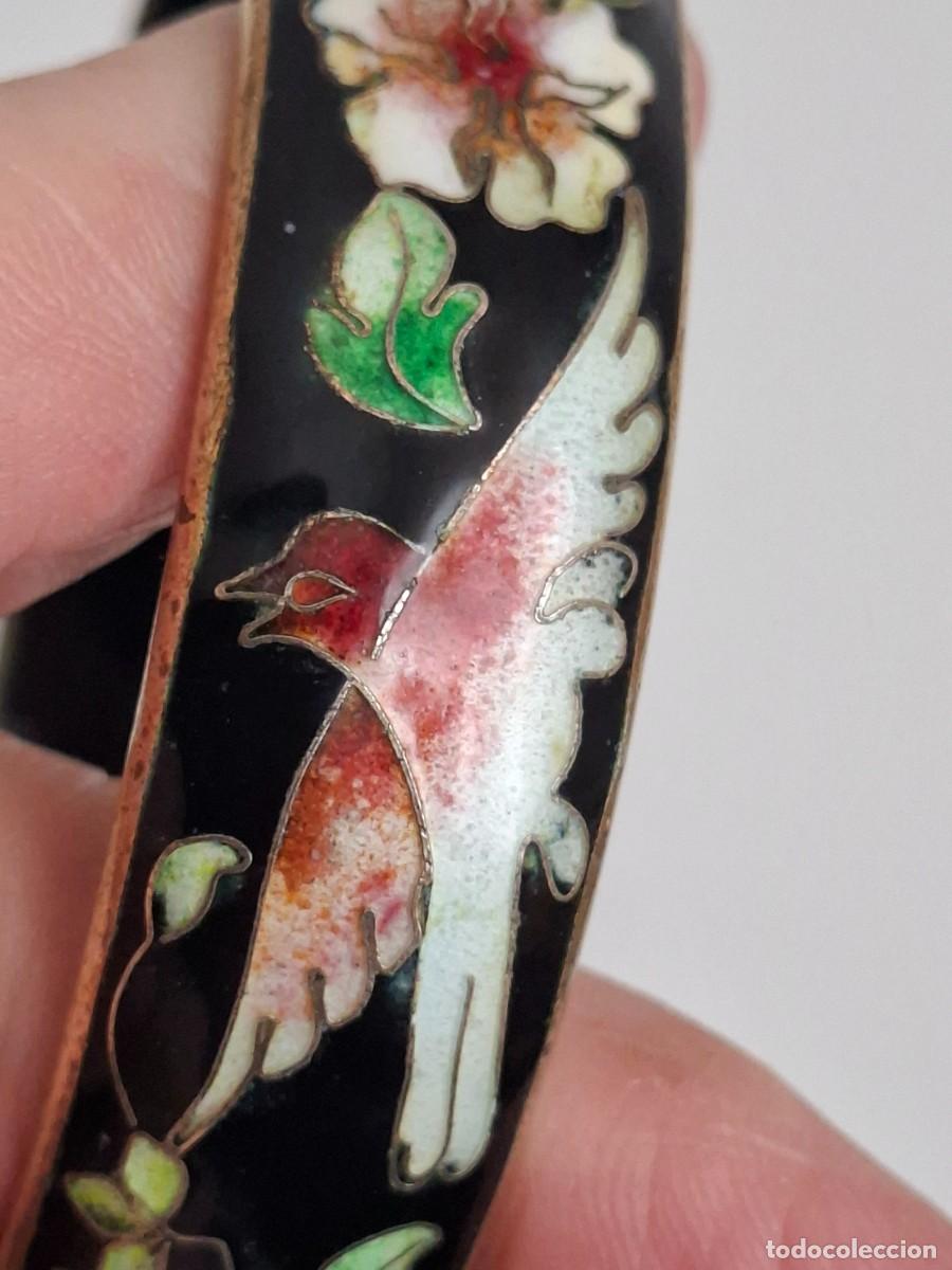 Joyeria: Antiguo brazalete de cloisonn&eacute; - Foto 6