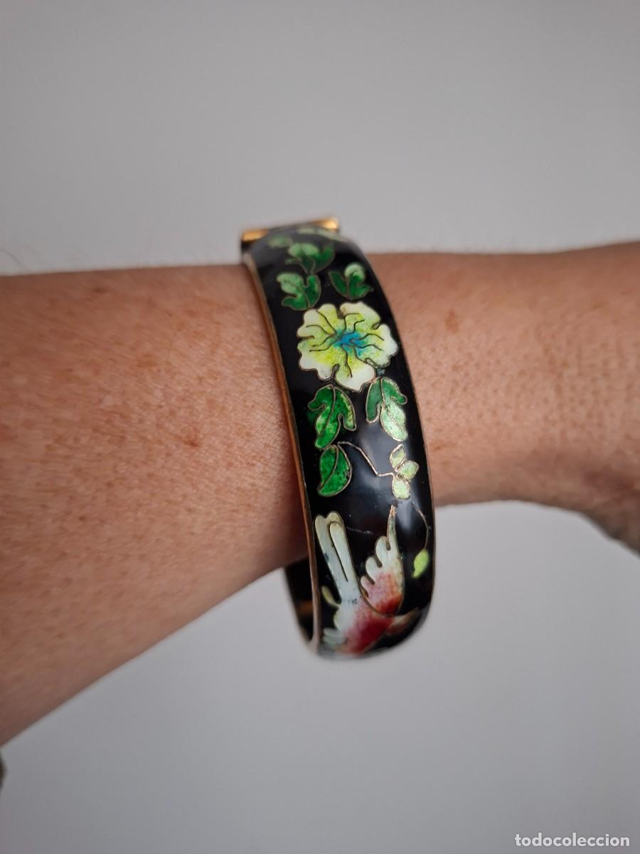 Joyeria: Antiguo brazalete de cloisonn&eacute; - Foto 8