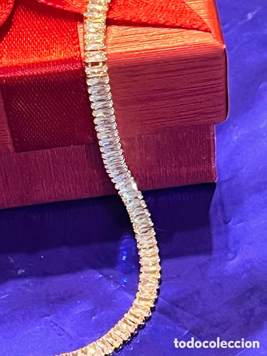 Joyeria: Pulsera con circonitas en baguette (transversales) - Foto 2