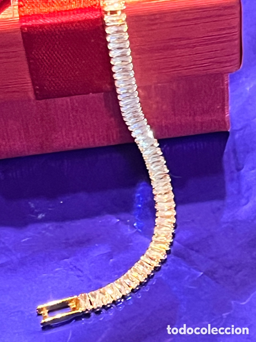 Joyeria: Pulsera con circonitas en baguette (transversales) - Foto 1
