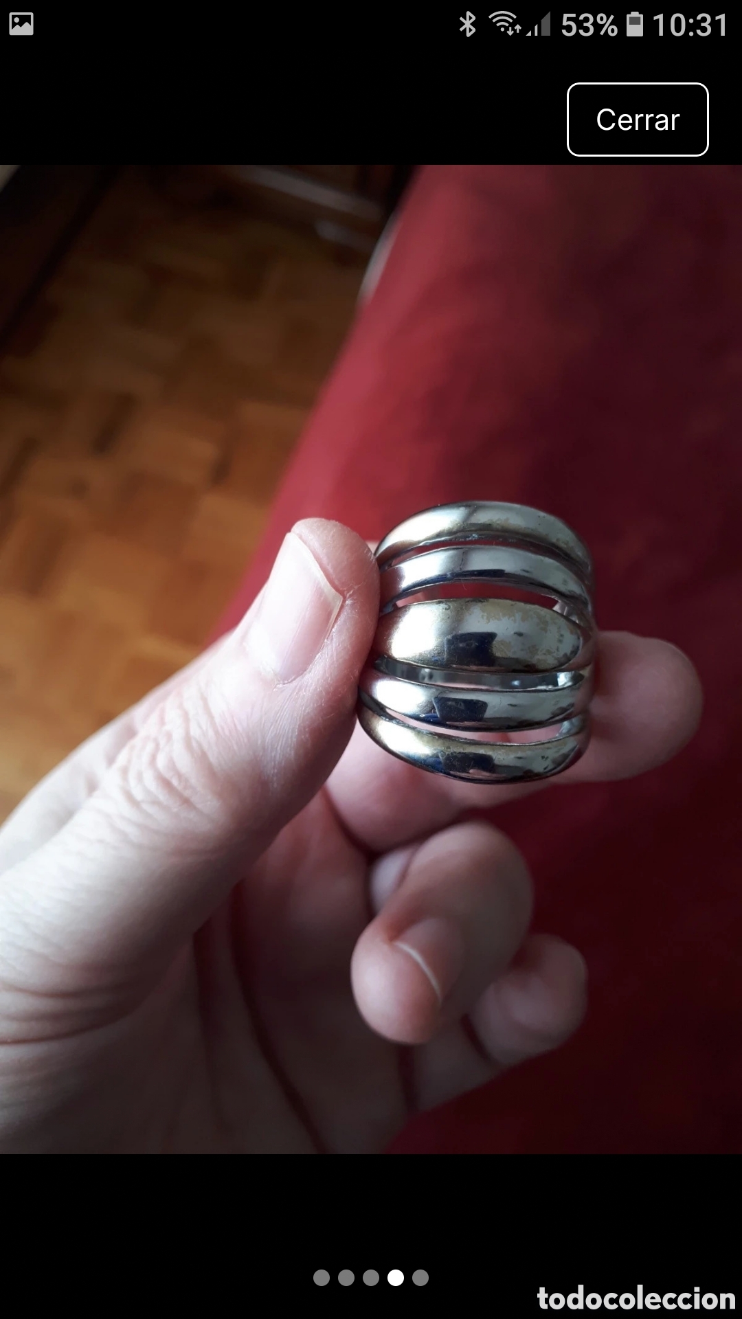 Joyeria: ANILLO PLATEADO, CIRCUNFERENCIA 8 CM - Foto 3