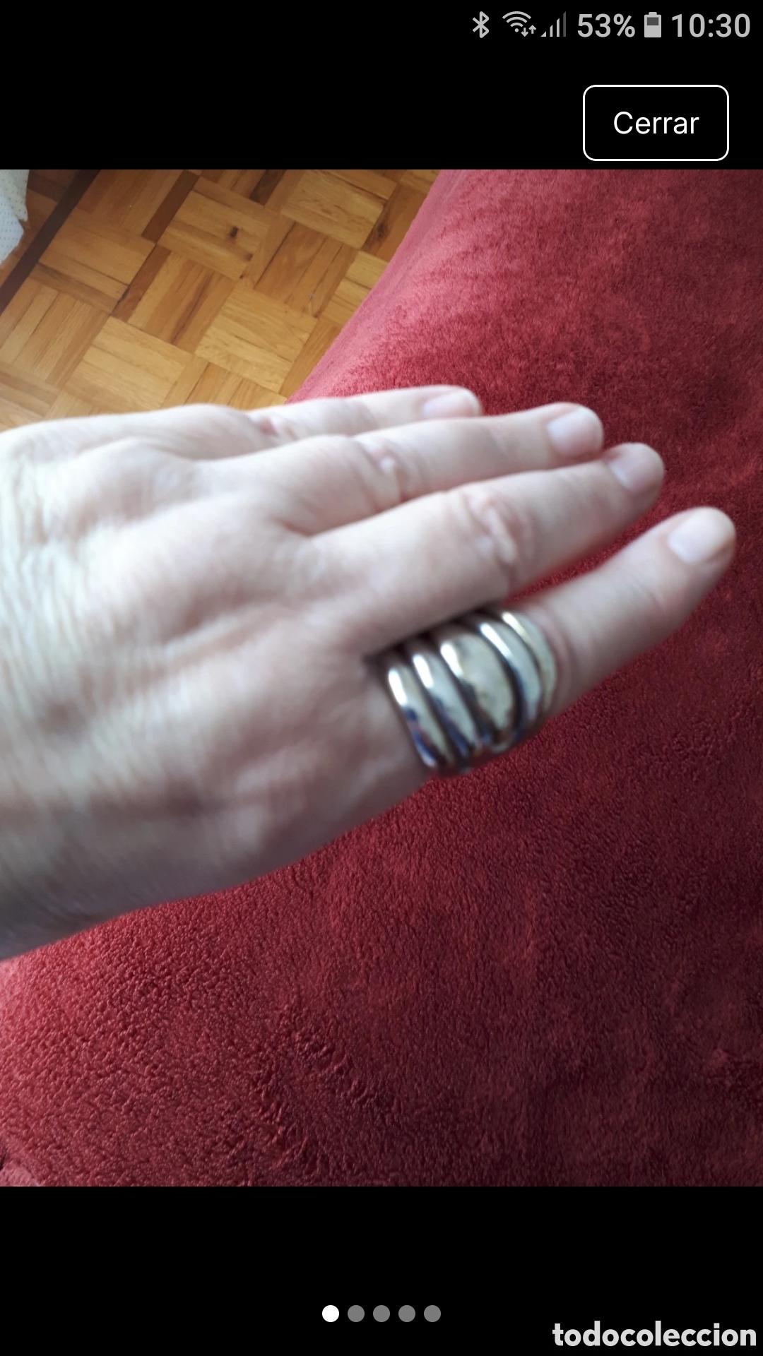 Joyeria: ANILLO PLATEADO, CIRCUNFERENCIA 8 CM - Foto 4