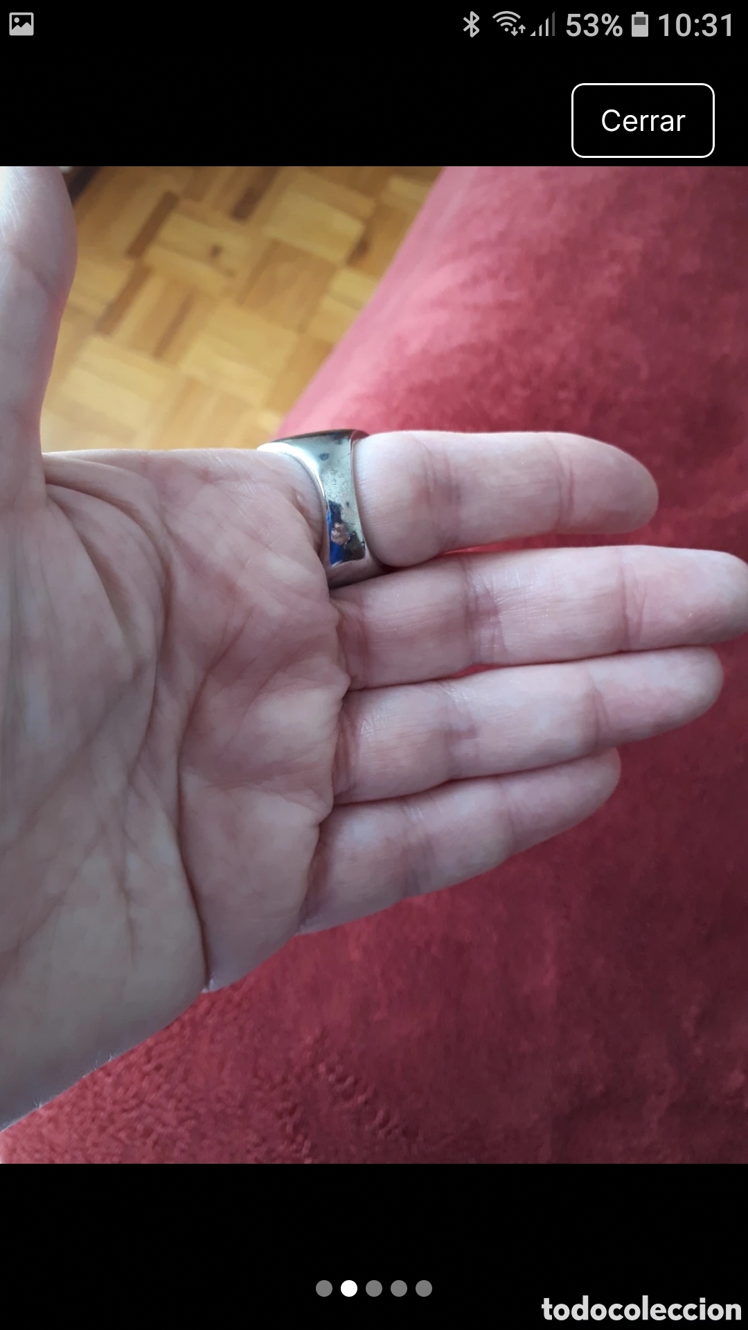 Joyeria: ANILLO PLATEADO, CIRCUNFERENCIA 8 CM - Foto 5