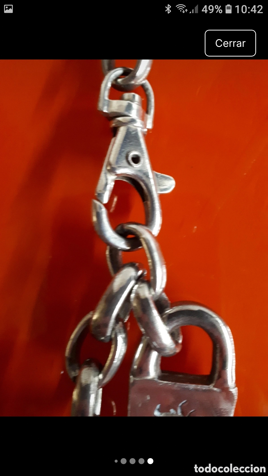 Joyeria: COLLAR UNO DE 50,BA&Ntilde;O DE PLATA - Foto 6
