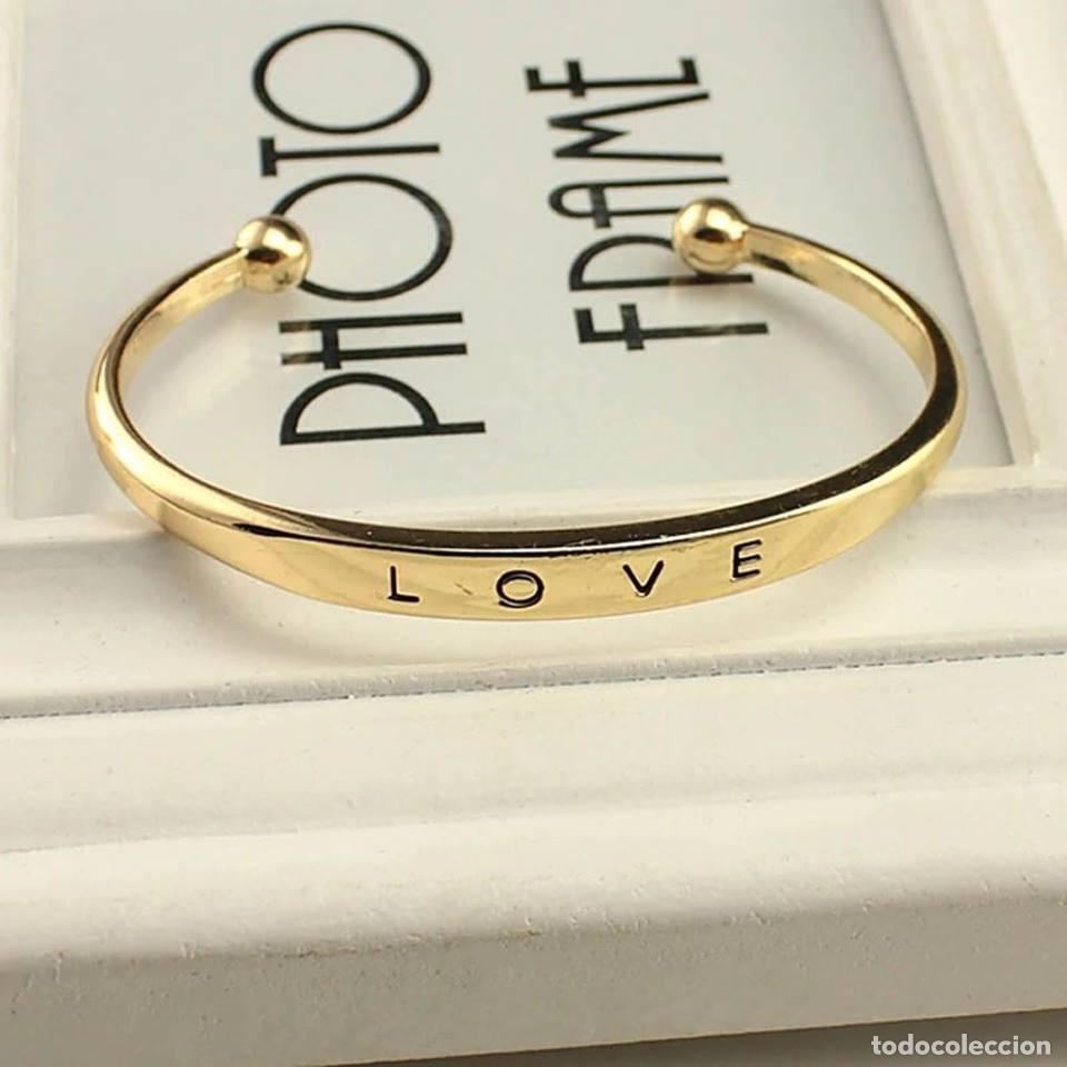 Joyeria: Pulseras LOVE ajustables &ndash; Dorada, Rosa y Plateada - Foto 1