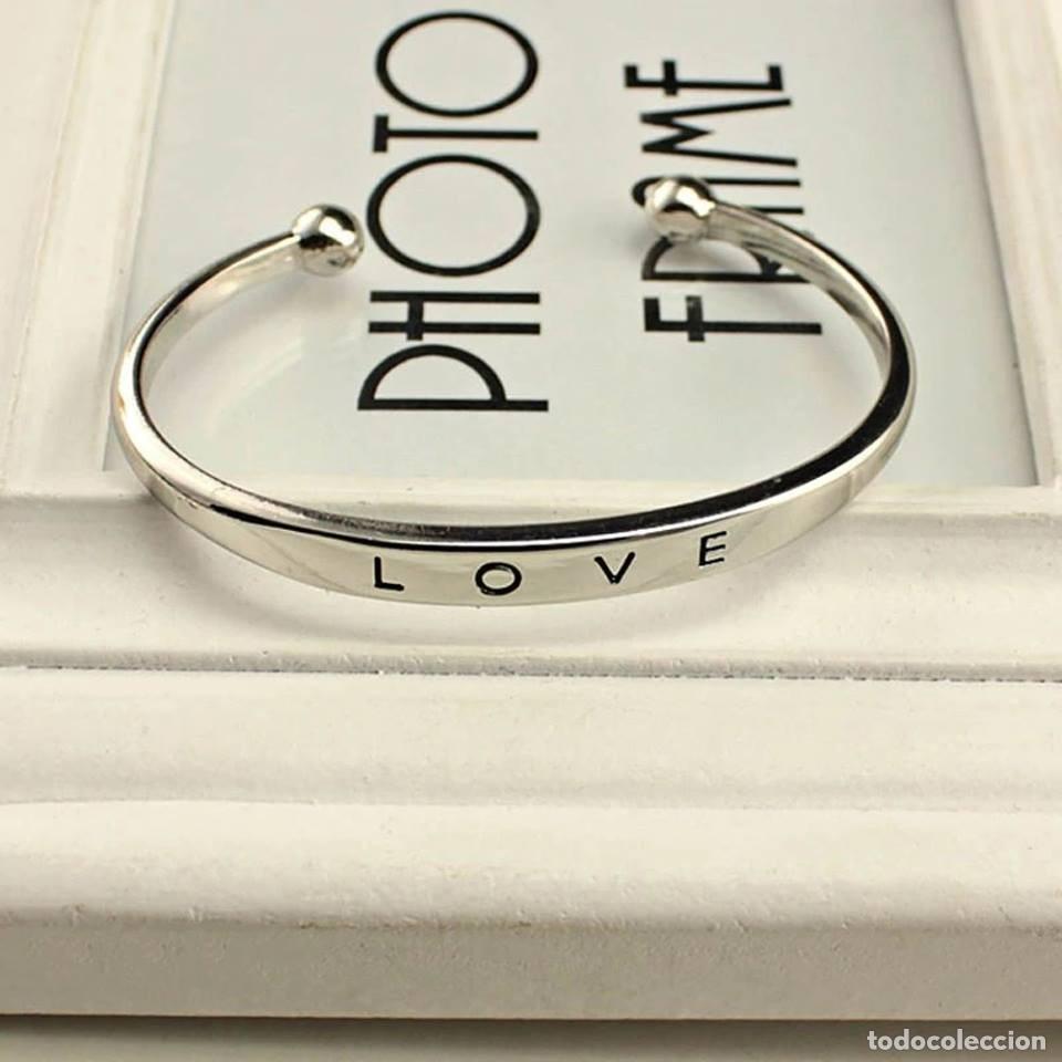 Joyeria: Pulseras LOVE ajustables &ndash; Dorada, Rosa y Plateada - Foto 2