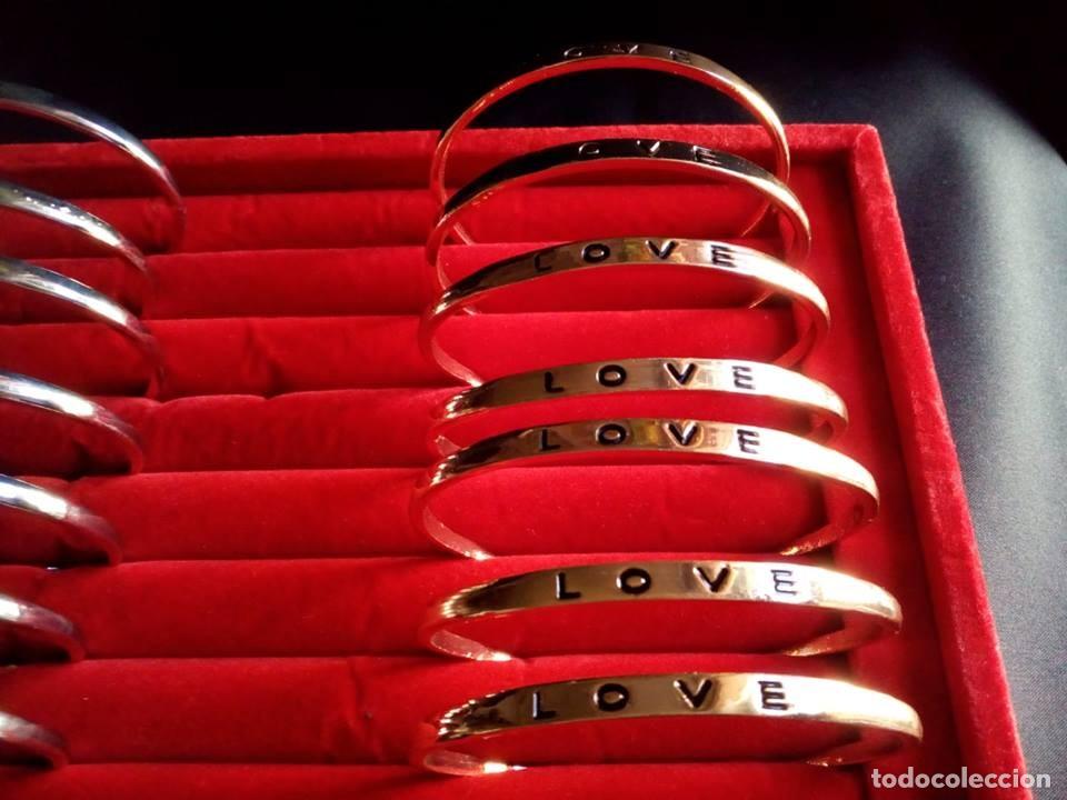Joyeria: Pulseras LOVE ajustables &ndash; Dorada, Rosa y Plateada - Foto 6